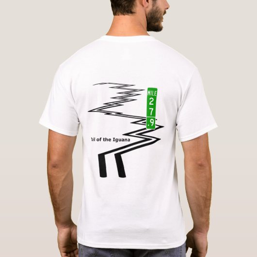 Tail van de rode Iguana 2020 T-shirt (Achterkant)