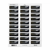 Taildragger-vliegtuig Etiket (Full Sheet)