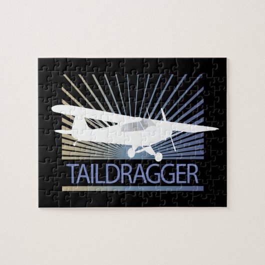 Taildragger-vliegtuig Legpuzzel (Horizontaal)