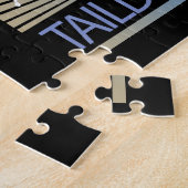 Taildragger-vliegtuig Legpuzzel (Zijkant)