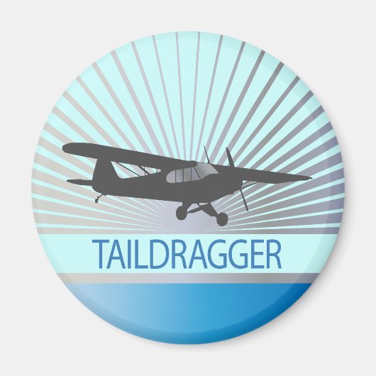 Taildragger-vliegtuig Magneet (Voorkant)