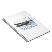 Taildragger-vliegtuig Notitieboek (Rechterzijde)