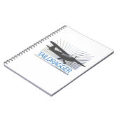 Taildragger-vliegtuig Notitieboek (Linkerzijde)
