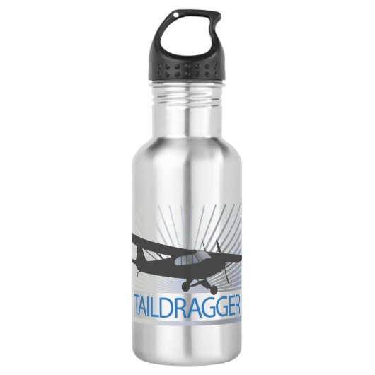 Taildragger-vliegtuig Waterfles (Voorkant)