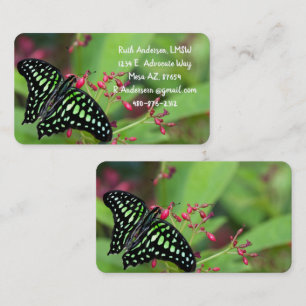Tailed Jay-vlinder Visitekaartje