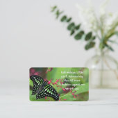Tailed Jay-vlinder Visitekaartje (Staand voorkant)