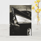 Tailfins - het Wenskaart Chevy van 1957 Kaart (Gele Bloem)