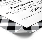 Tailgate Celebrate Black Weduwingshower Game Poster (Hoek)