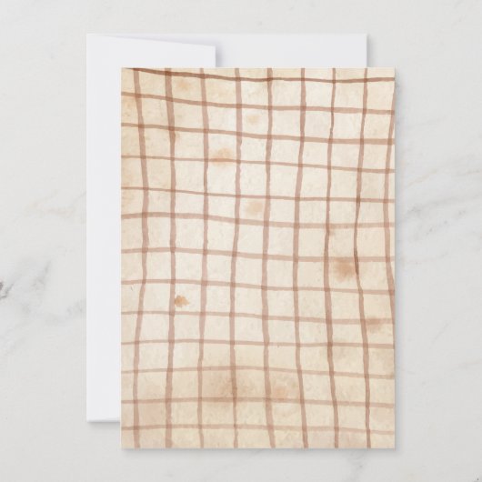 Tailgate Football Game BBQ Beer Couples Shower Kaart (Achterkant)