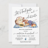 Tailgate Football Game BBQ Beer Couples Shower Kaart (Voorkant)