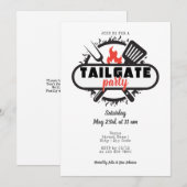 Tailgate Friendsgiving BBQ-grill- en chillfeest Kaart (Voorkant / Achterkant)