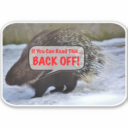 Tailgate me niet sticker (Voorkant)