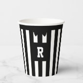 Tailgate Party Football Scheidsrechter Stripes Pap Papieren Bekers (Voorkant)