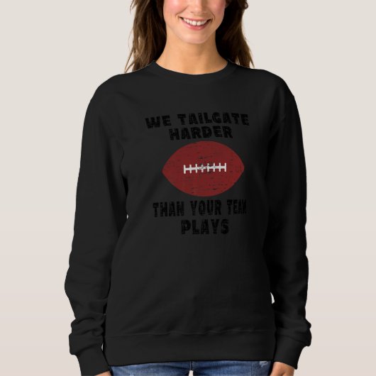 Tailgate Party Squad Quote Football Tailgating Trui (Voorkant)
