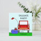Tailgate Party Truck Kaart (Staand voorkant)