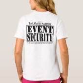 Tailgate Patrol (licht) T-shirt (Achterkant)