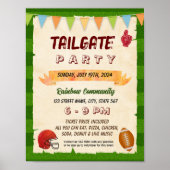 Tailgate school evenement flyer poster (Voorkant)