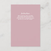 Tailgate thema roze babyshower BINGO kaart (Achterkant)