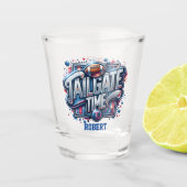Tailgate Time Custom Shot Glas (Voorkant)