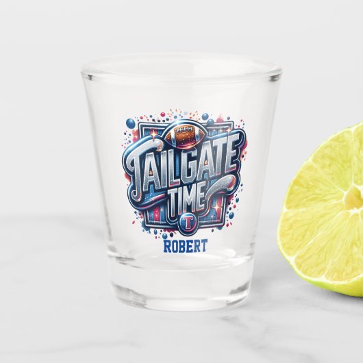 Tailgate Time Custom Shot Glas (Voorkant)