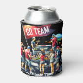 Tailgate Time Go Team Custom Blikjeskoeler (Blikje Voorkant)