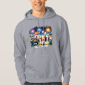 Tailgate Time Go Team Custom Hoodie (Voorkant)