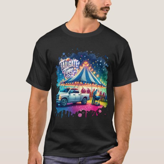 Tailgate Time Party Tent T-shirt (Voorkant)