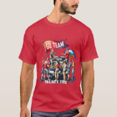Tailgate Time Party Truck Go Teams Custom T-shirt (Voorkant)