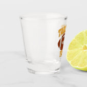 Tailgate Time Sinaasappel Custom Shot Glas (Links)