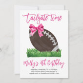 Tailgate Time Verjaardag Uitnodiging (Voorkant)