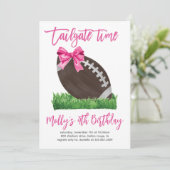 Tailgate Time Verjaardag Uitnodiging (Staand voorkant)