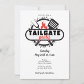 Tailgate Vriendendag BBQ Grill & Chill Feest Kaart (Voorkant)
