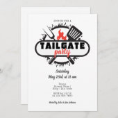 Tailgate Vriendendag BBQ Grill & Chill Feest Kaart (Voorkant / Achterkant)
