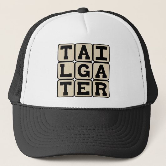 Tailgater, deelnemer voor de wedstrijd trucker pet (Voorkant)