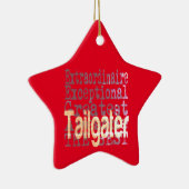 Tailgater Extraordinaire Keramisch Ornament (Rechts)
