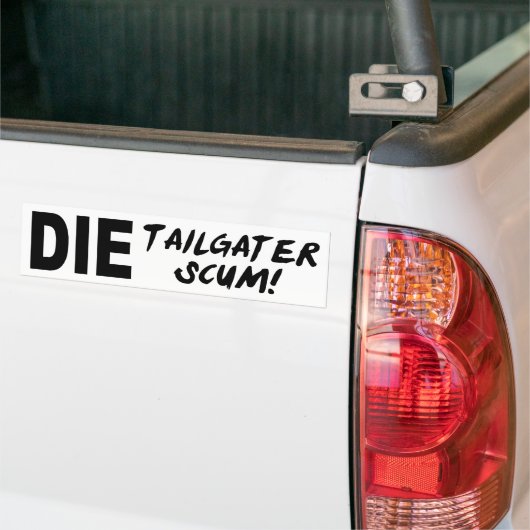 Tailgater Scum Bumpersticker (Op Truck)