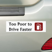 Tailgaters Pas op! Bumpersticker (Op auto)