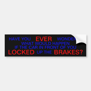 Tailgaters Suck Bumpersticker