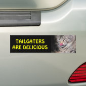 Tailgaters zijn heerlijk brutaal Kat Bumpersticker (Op auto)