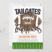 Tailgates en Touchdowns Football ELKE TEAMKLEUR Kaart (Voorkant)