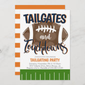 Tailgates en Touchdowns Football ELKE TEAMKLEUR Kaart (Voorkant / Achterkant)