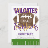 Tailgates en Touchdowns Football ELKE TEAMKLEUR Kaart (Voorkant)