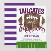 Tailgates en Touchdowns Football ELKE TEAMKLEUR Kaart (Voorkant / Achterkant)
