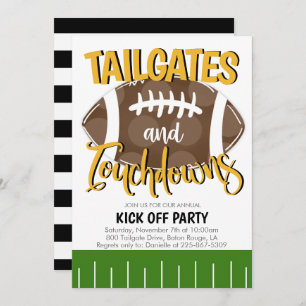 Tailgates en Touchdowns Football ELKE TEAMKLEUR Kaart