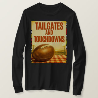 Tailgates en Touchdowns Retro Voetbalstadion  T-shirt