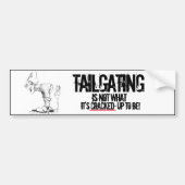 Tailgating? Bumpersticker (Voorkant)