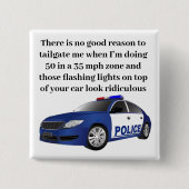 Tailgating-Button Vierkante Button 5,1 Cm (Voorkant)