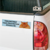 Tailgating? Je frustratie maakt me gek. Bumpersticker (Op Truck)