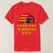 Tailgating Kansas City Chiefs Arrowhead Smack Tal T-shirt (Design voorkant)