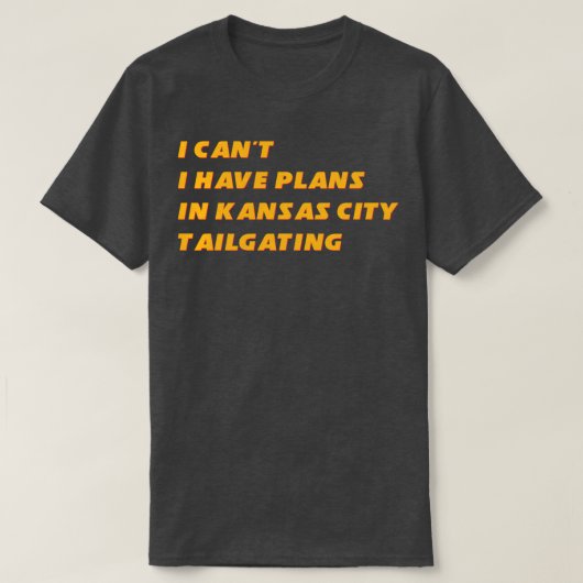 Tailgating Kansas City Chiefs Arrowhead Smack Tal T-shirt (Design voorkant)